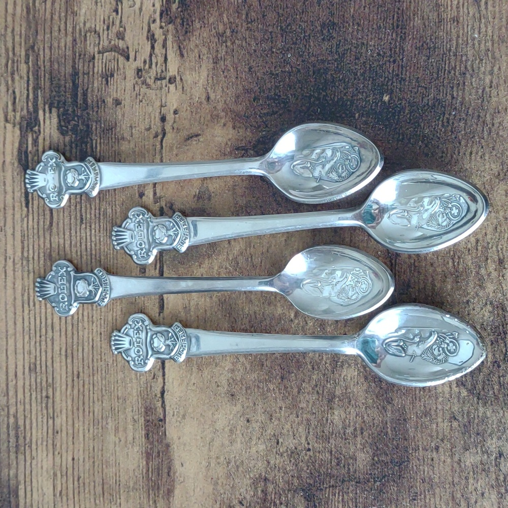 Rolex Bucherer Spoons Set of 4